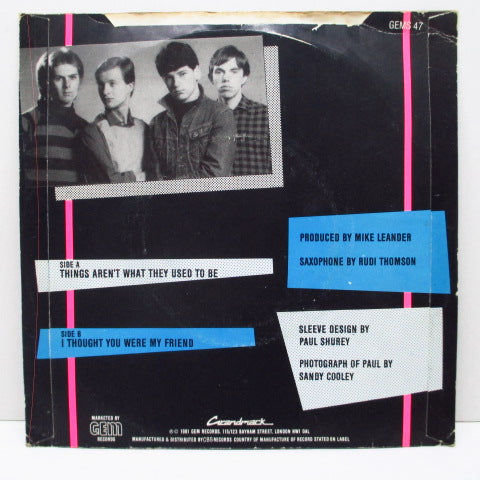 V.I.P.'s, THE - Things Aren’t What They Used To Be (UK Orig.7"/Blue Lbl.)