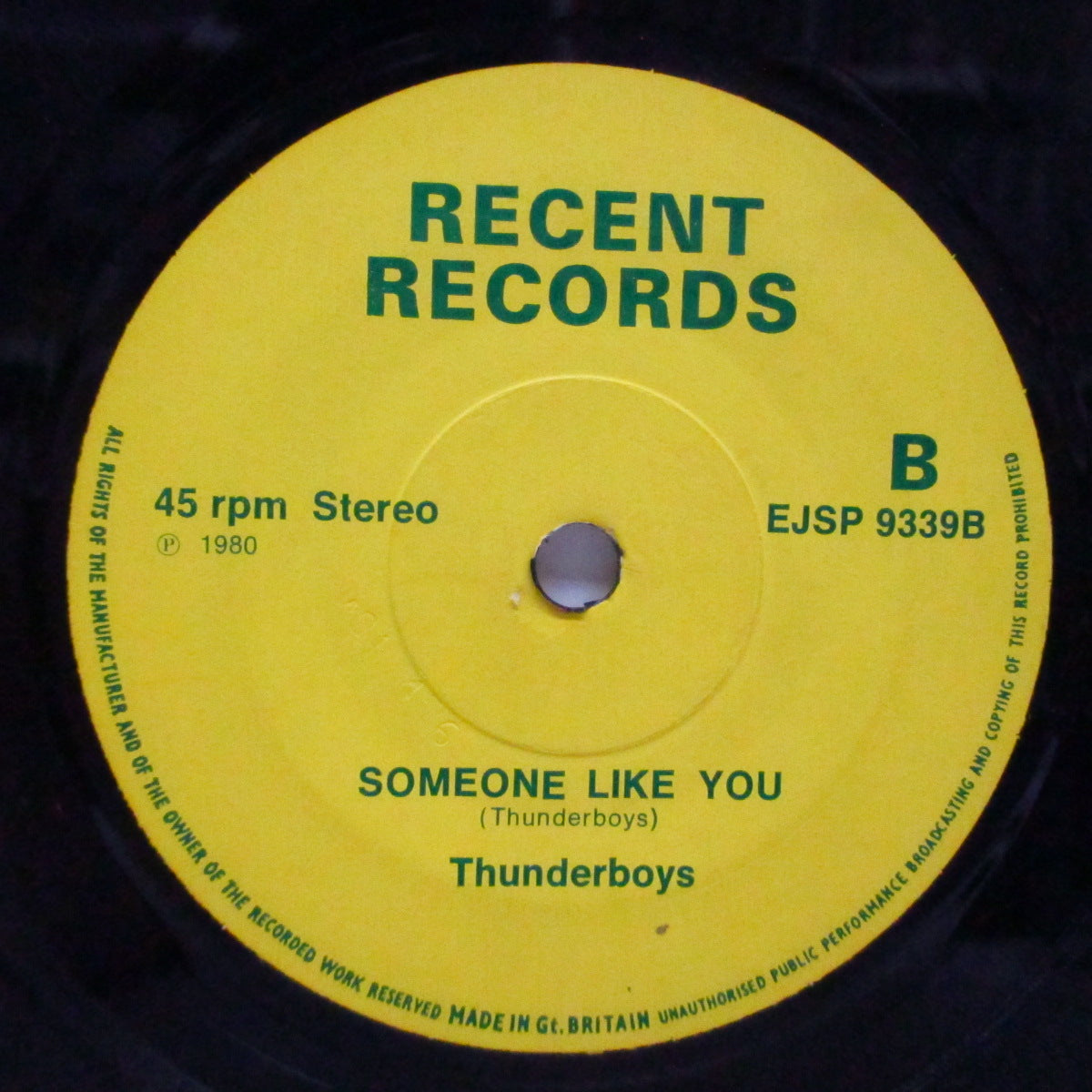 THUNDERBOYS (サンダーボーイズ)  - Fashion / Someone Like You (UK Orig.7"/NOPS)