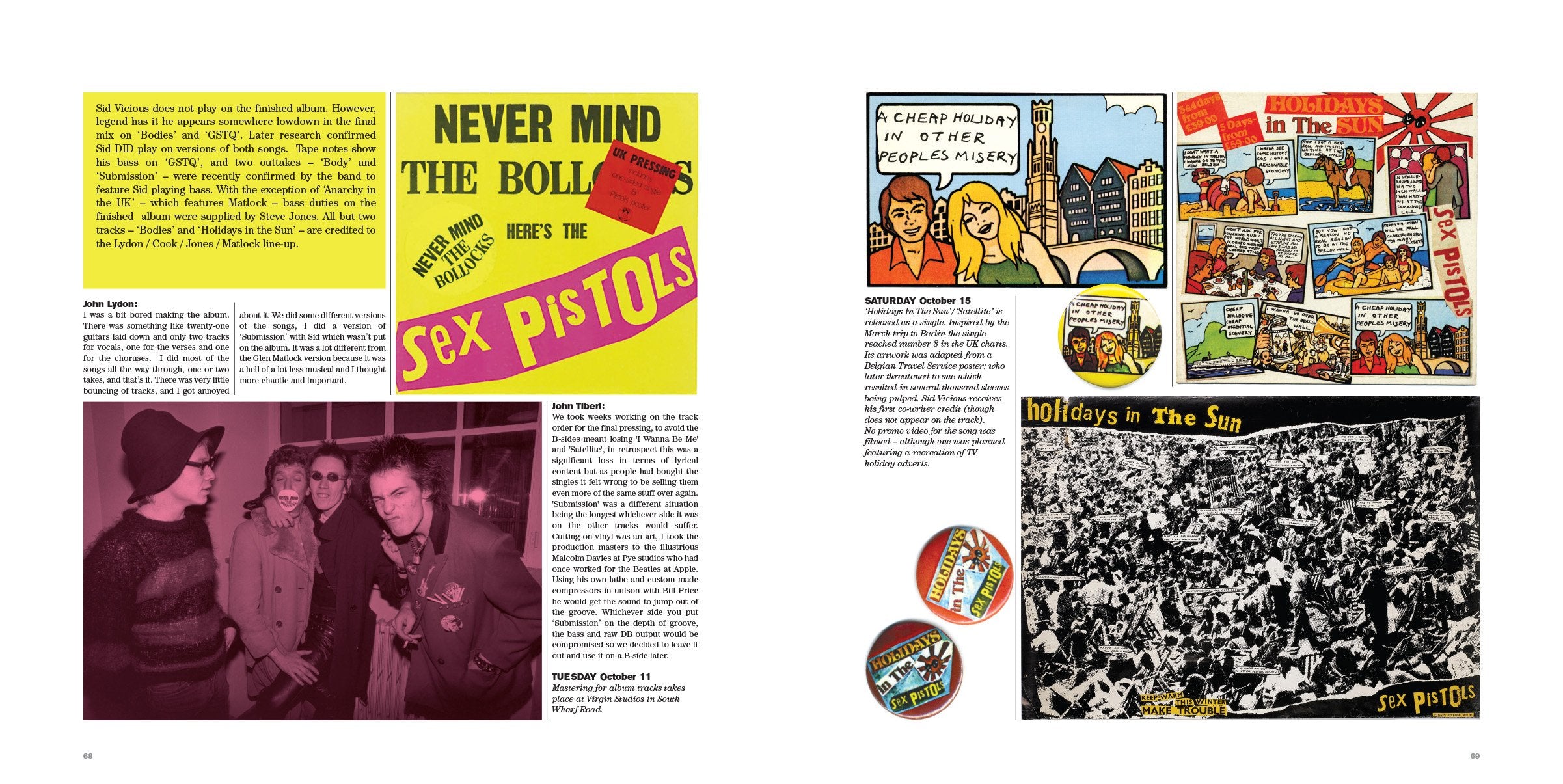 SEX PISTOLS (セックス・ピストルズ) - 1977: The Bollocks Diaries (UK Ltd.Hardcover Book/ New)