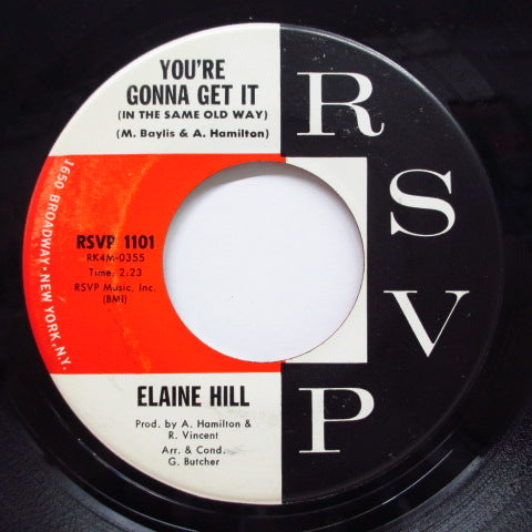 ELAINE HILL - You're Gonna Get It (Orig)