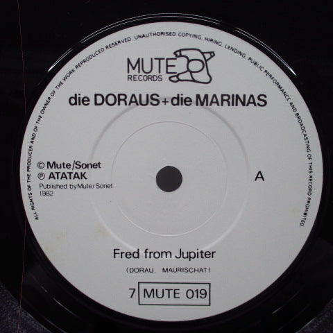 DIE DORAUS & DIE MARINAS-Fred Vom Jupiter (UK Orig.7 ")