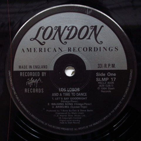 LOS LOBOS - And A Time To Dance (UK Reissue LP)