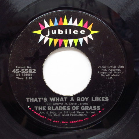 BLADES OF GRASS - That's What A Boy Likes (Orig)
