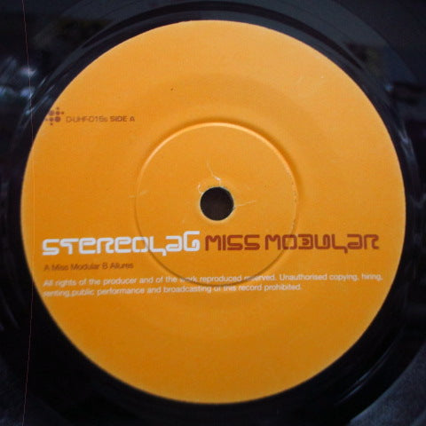 STEREOLAB (ステレオラブ) - Miss Modular (UK オリジナル 7インチ+光沢固紙ジャケ/New 廃盤) 残少！