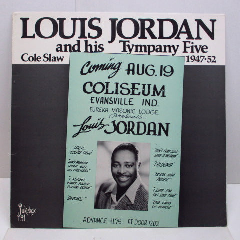 LOUIS JORDAN - Cole Slaw 1947-52 (SWEDEN Orig.LP/Green Sleeve)
