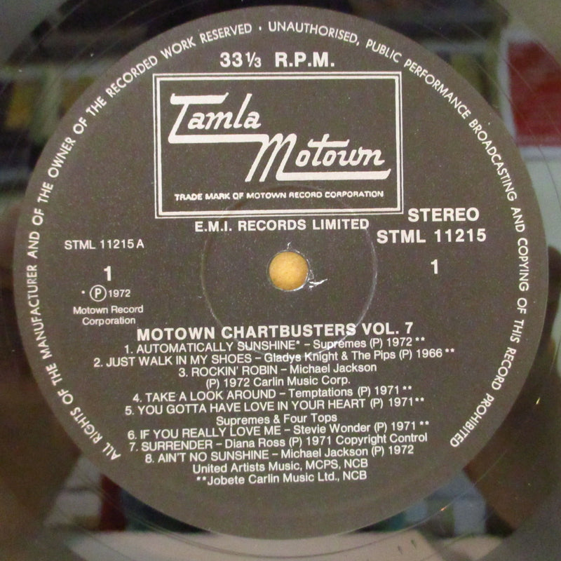 V.A. - Motown Chartbusters Vol.7 (UK Orig.LP/Rotating CVR)