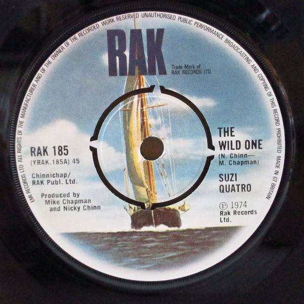 SUZI QUATRO (スージー・クアトロ)  - The Wild One (UK オリジナル・ラウンドセンター 7"+カンパニースリーブ)