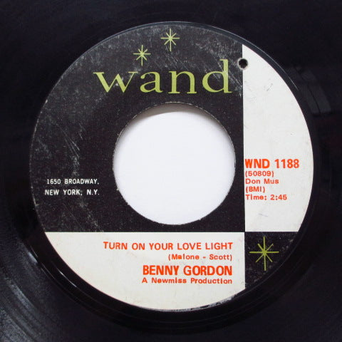BENNY GORDON - Turn On Your Love Light