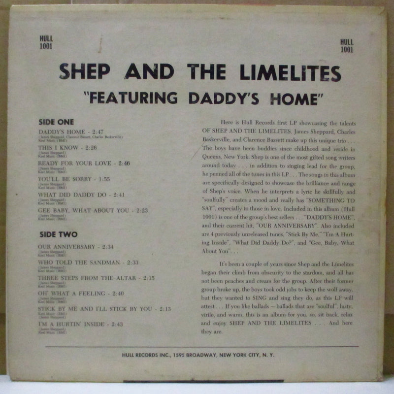 SHEP & THE LIMELITES (シェップ＆ザ・ライムライツ)  - Our Anniversary (US '62 Orig.Mono LP/CS)
