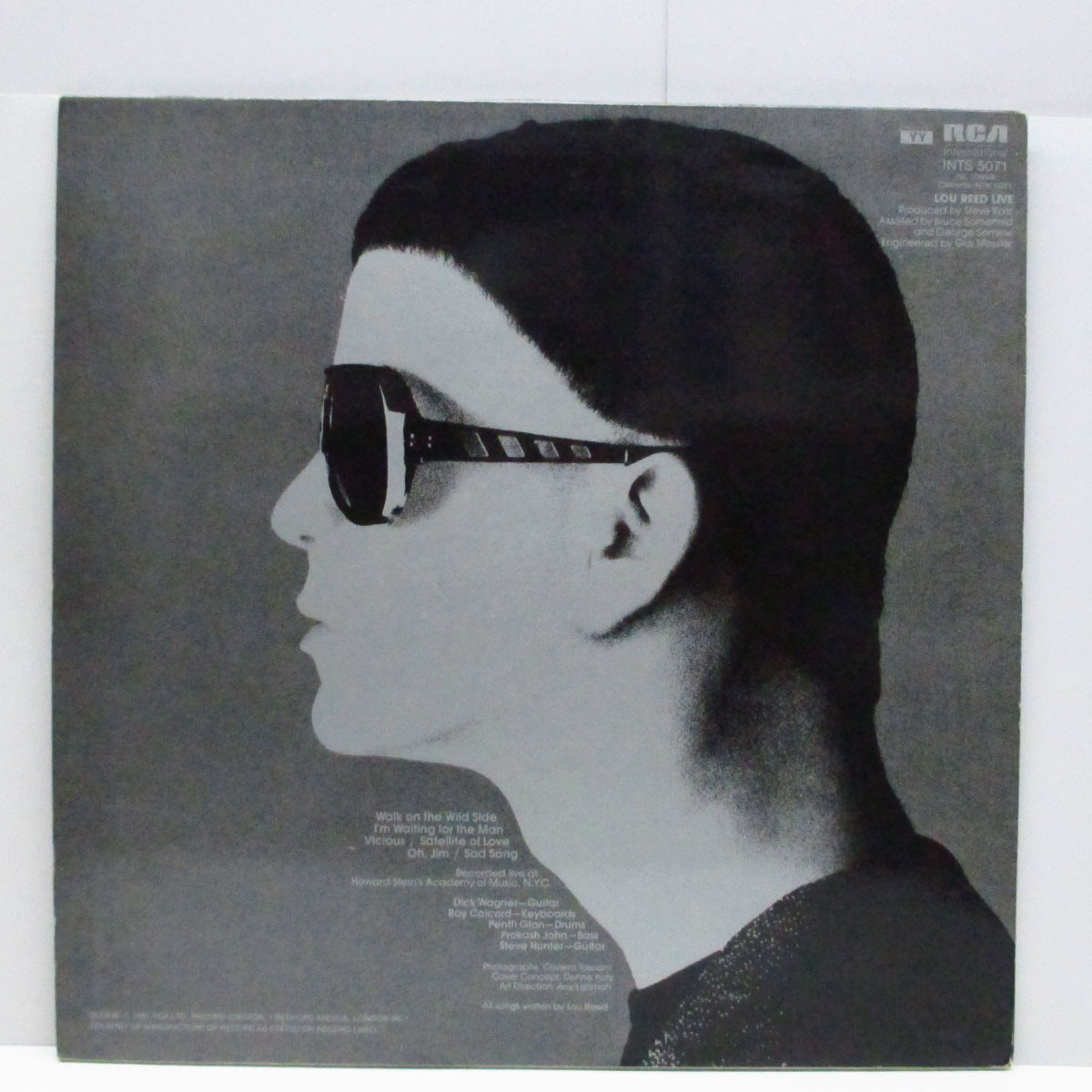 LOU REED (ルー・リード)  - Lou Reed Live (UK '81 Reissue Green Lbl.LP)