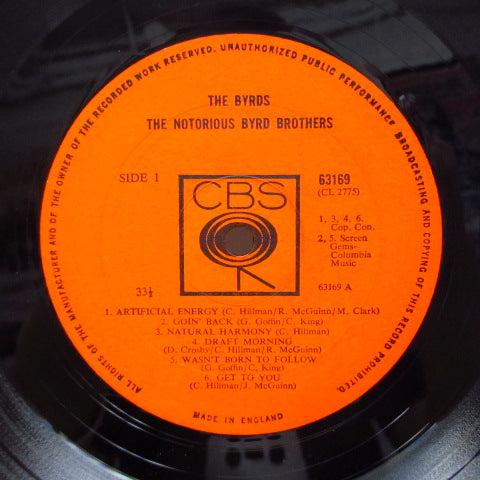 BYRDS - Notorious Byrd Brothers (UK Orig.MONO/CS)