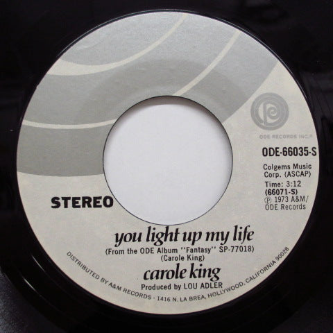 CAROLE KING (キャロル・キング) - You Light Up My Life (US:Orig.＋PS!)