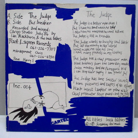 INCA BABIES-The Judge (UK Orig.7 ")