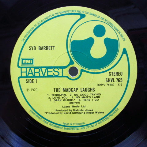 SYD BARRETT - The Madcap Laughs (UK '70 2nd Press/CGS)
