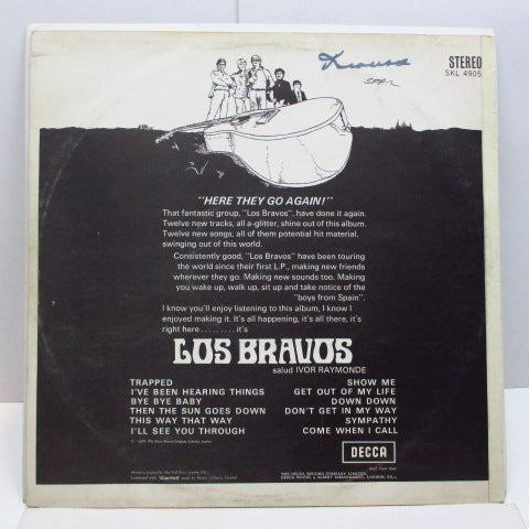 LOS BRAVOS (ロス・ブラボス)  - Los Bravos (UK Orig.Stereo LP)