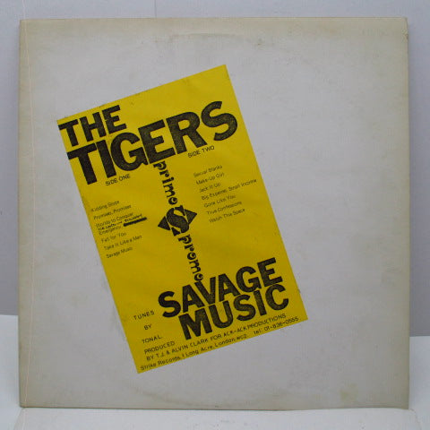 TIGERS, THE - Savage Music (UK Promo LP/Stickered CVR)