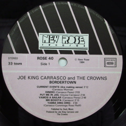 JOE KING CARRASCO - Bordertown (France Orig.LP)