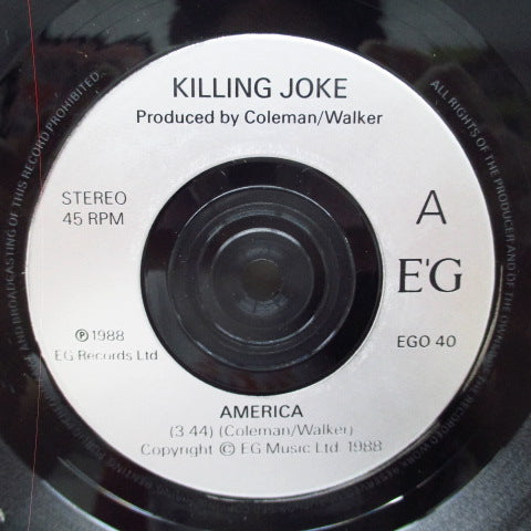 KILLING JOKE - America / Jihad (UK Orig.7")