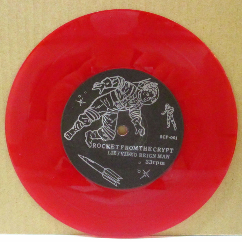 ROCKET FROM THE CRYPT (ロケット・フロム・ザ・クリプト)  - Ghetto-Box Rock (US 2nd Press Red Vinyl 7""/Numbered Die-Cut PS)