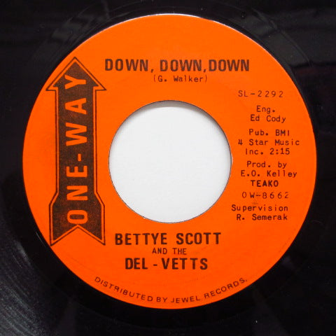 BETTYE SCOTT & THE DEL-VETTS-Good Feeling / Down, Down, Down