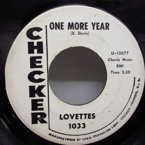 LOVETTES - One More Year / Crush