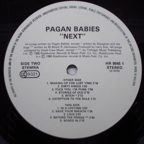 PAGAN BABIES - Next (Dutch Orig.LP)