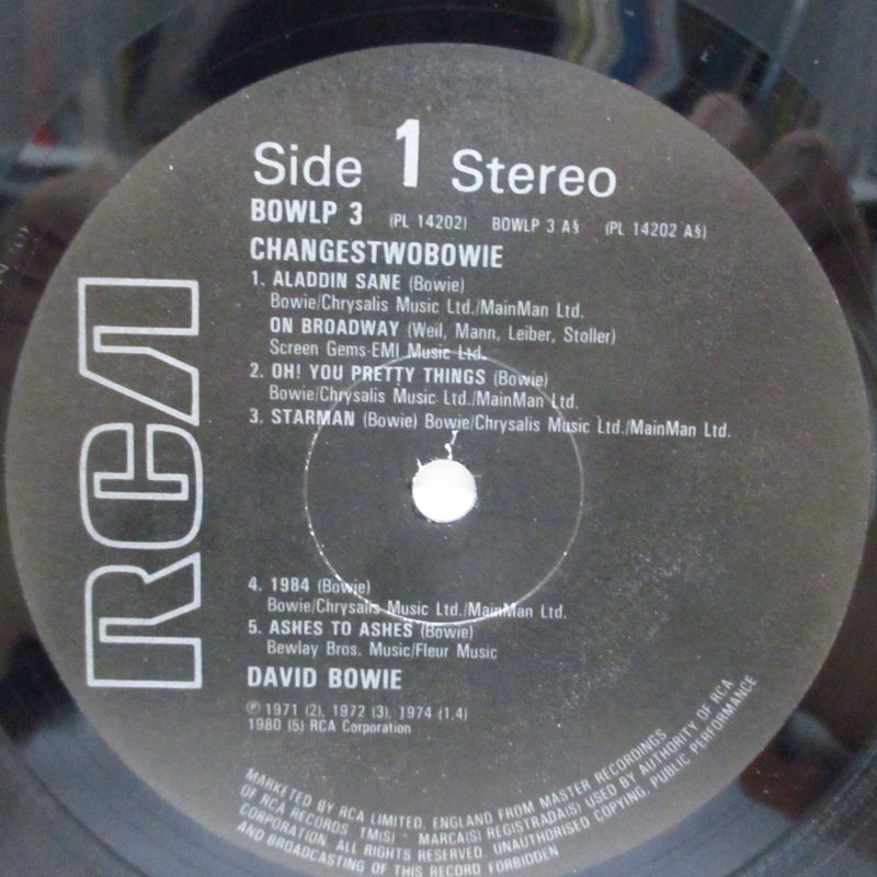 DAVID BOWIE (デヴィッド・ボウイ)  - Changestwobowie (UK オリジナル LP+インナー)