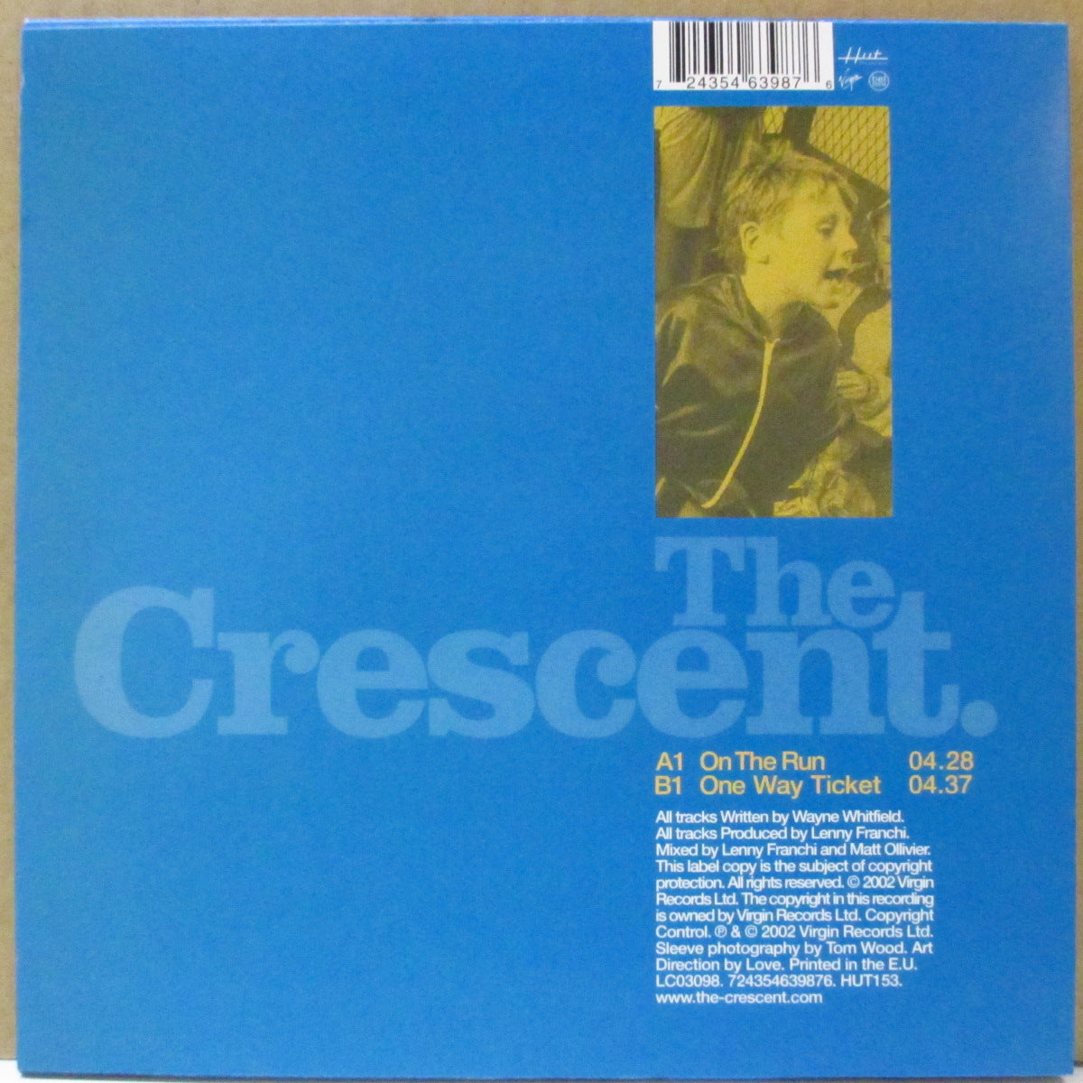 CRESCENT, THE (ザ・クレセント)  - On The Run (UK Orig.7"+Inner)