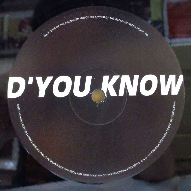 OASIS (オアシス)  - D'You Know What I Mean +2 (UK オリジナル 12"+インナー, インサート, ステッカー/バンドロゴ光沢ジャケ)