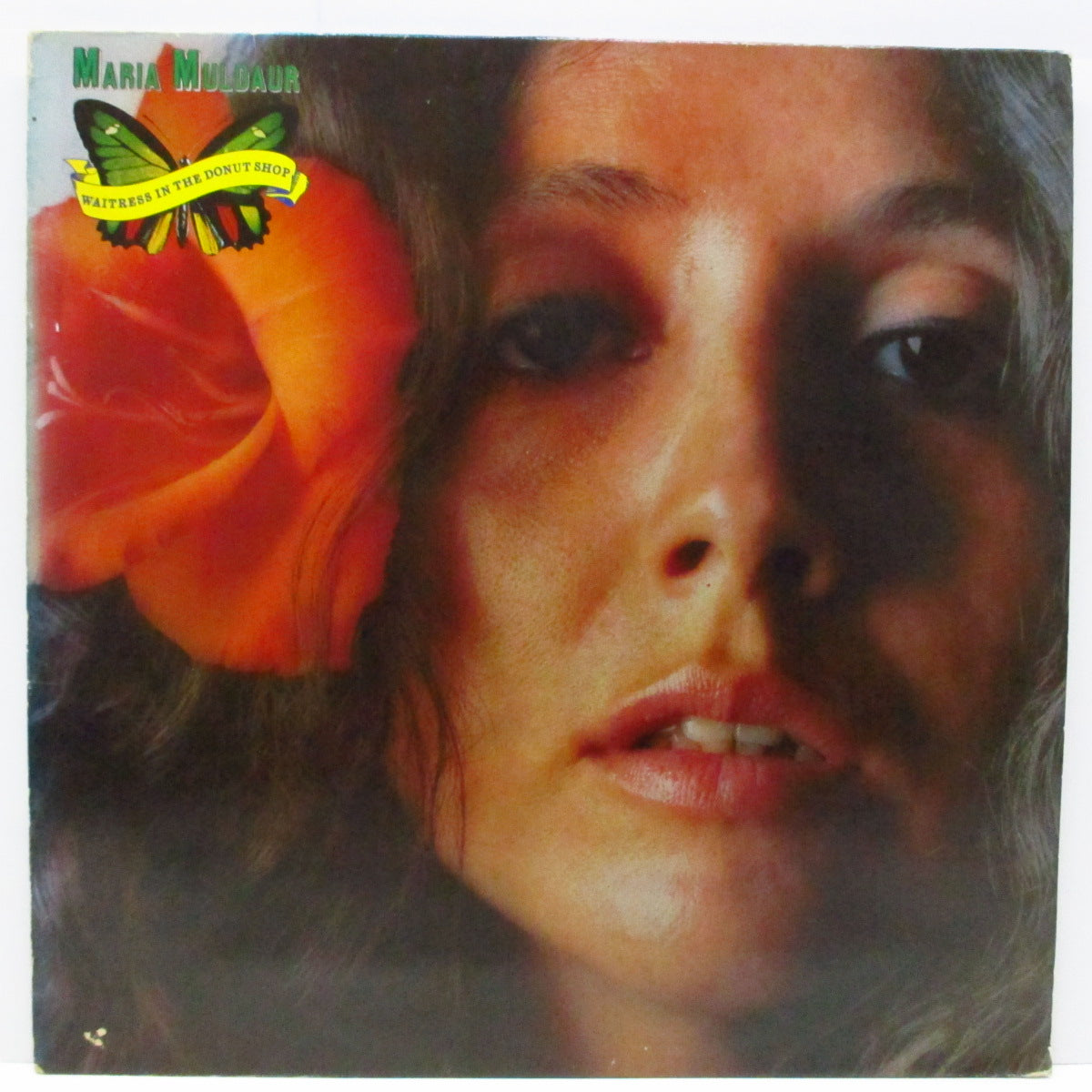 MARIA MULDAUR (マリア・マルダー)  - Waitress In A Donut Shop (UK 70's再発 LP/「バタフライタイトル」ジャケ)