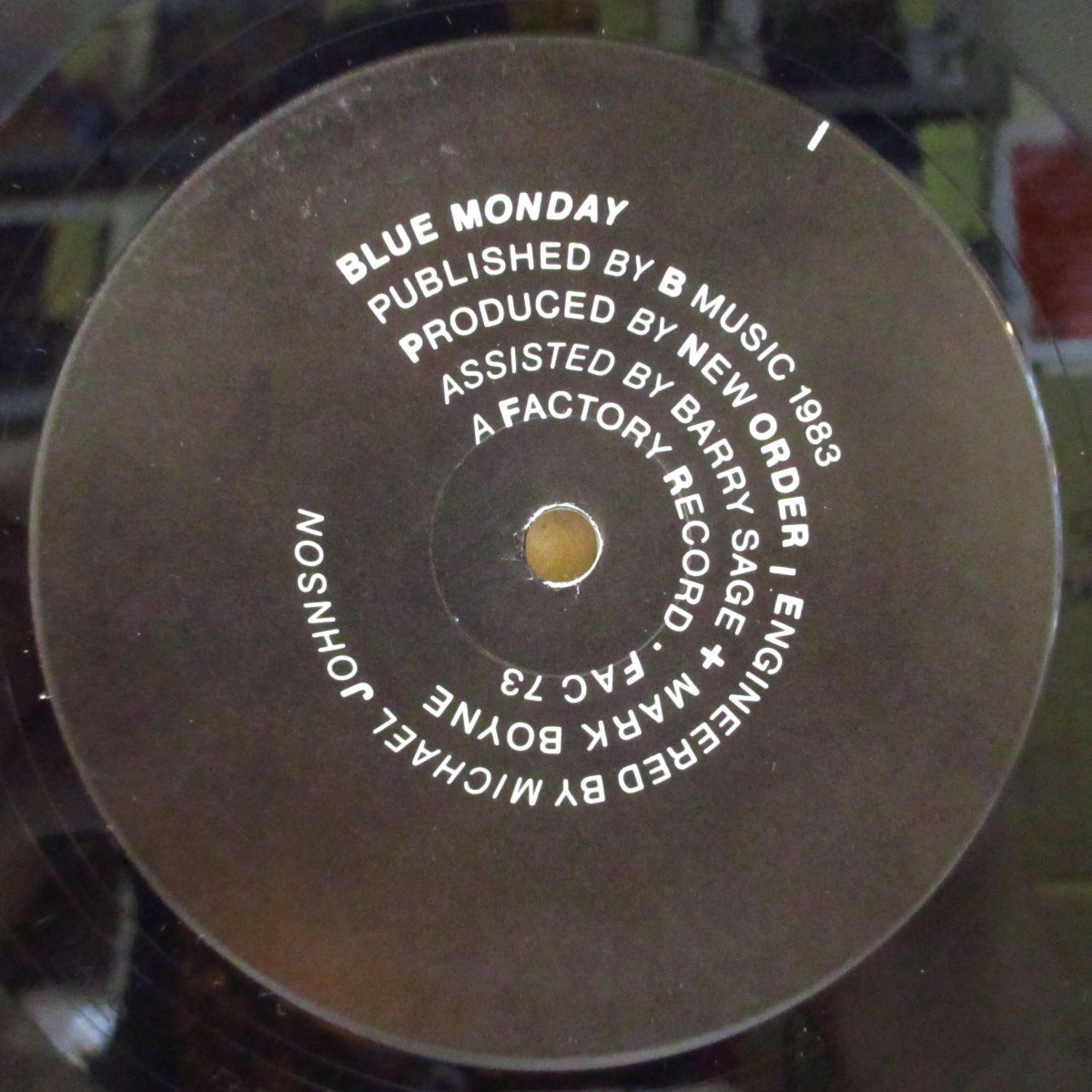 NEW ORDER (ニュー・オーダー)  - Blue Monday (UK '83 再発 12"+ブラックインナー, ノーマルジャケ)