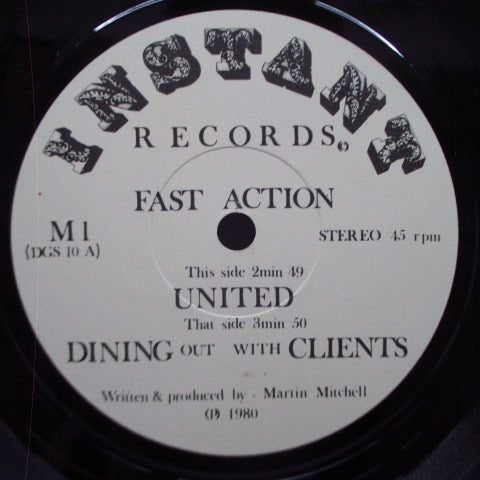 FAST ACTION - United (UK Orig.7"+Poster CVR)