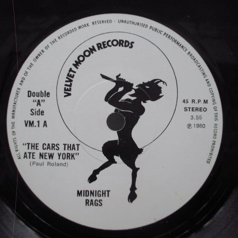 MIDNIGHT RAGS - The Cars That Ate New York (UK Orig.7")