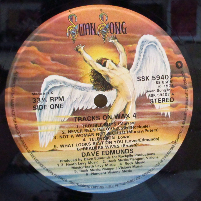 DAVE EDMUNDS (デイブ・エドモンズ)  - Tracks On Wax 4 (UK オリジナル LP/背ジャケ「黒文字」印刷)