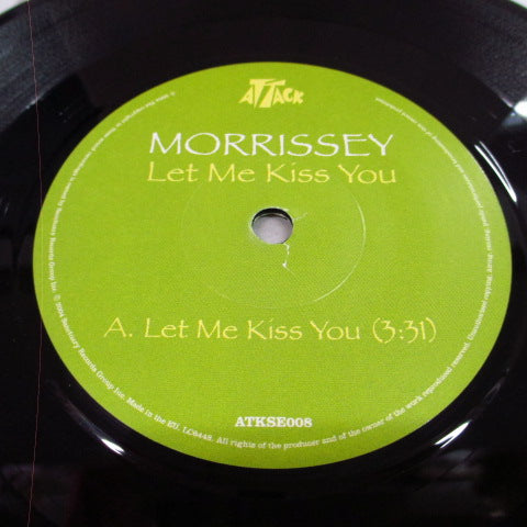 MORRISSEY (モリッシー)  - Let Me Kiss You (UK オリジナル 7インチ+マット固紙ジャケ)