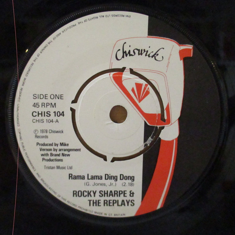 ROCKY SHARPE & THE REPLAYS - Rama Lama Ding Dong (UK Orig.7"+CS)