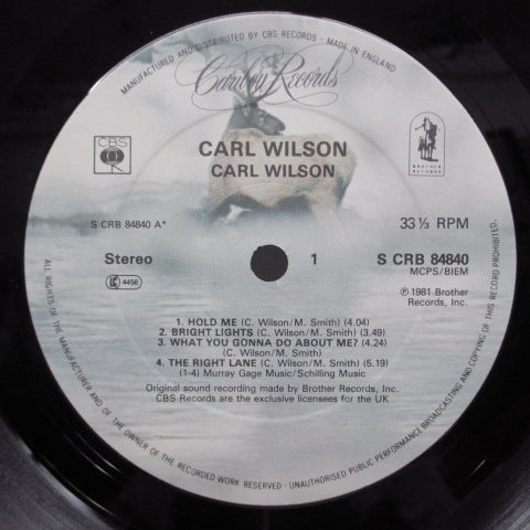 CARL WILSON - Carl Wilson (1st) (UK Orig.LP)