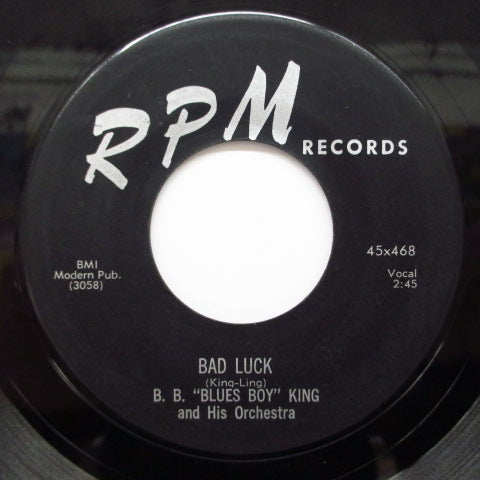 B.B.KING - Bad Luck / Sweet Little Angel