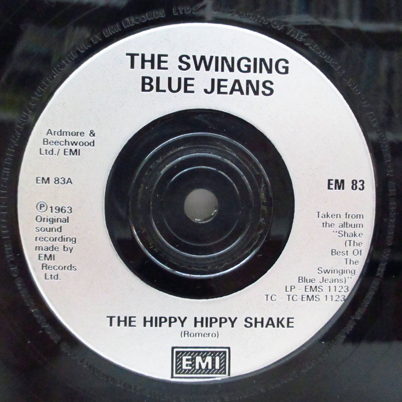 SWINGING BLUE JEANS (スウィンギン・ブルージーンズ)  - Hippy Hippy Shake (UK '89 Re 7"+Promo Stickered PS)