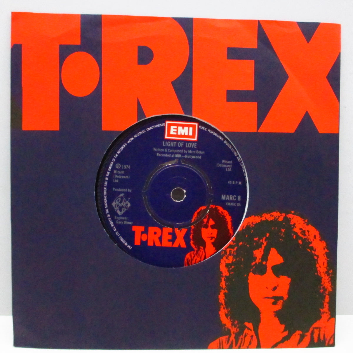 T.REX (Ｔ・レックス)  - Light Of Love (UK Orig.7"+CS)