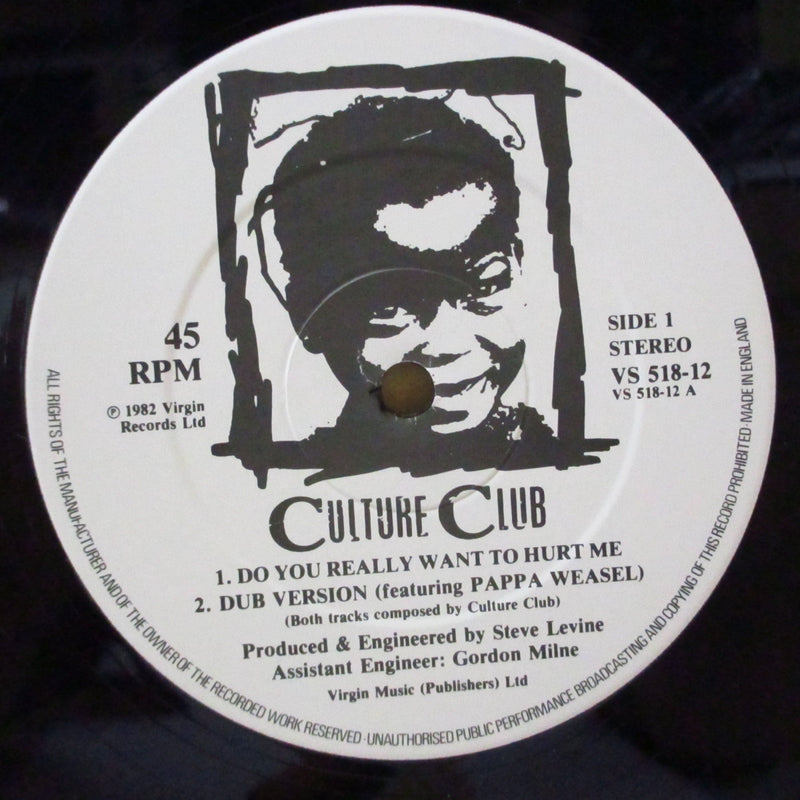 CULTURE CLUB (カルチャー・クラブ)  - Do You Really Want To Hurt Me (UK オリジナル 12")