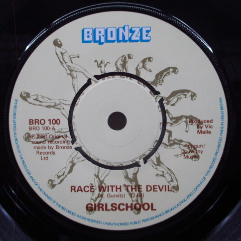GIRLSCHOOL - Race With The Devil (UK Orig.7"+PS)