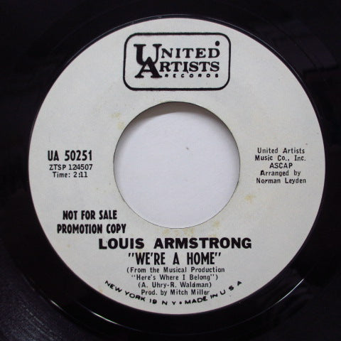 LOUIS ARMSTRONG - No Time Is A Good Good-Bye Time (Promo)