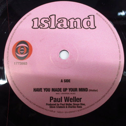 PAUL WELLER (ポール・ウェラー) - Have You Made Up Your Mind (UK オリジナル 7"/Island 1773993)