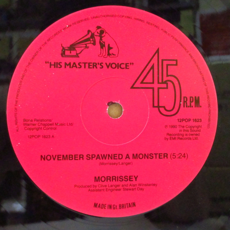 MORRISSEY (モリッシー)  - November Spawned A Monster +2 (UK オリジナル 12")