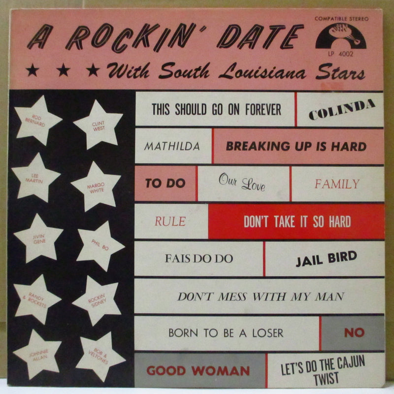 V.A. - A Rockin' Date With South Louisiana Stars (US Orig.Stereo LP)