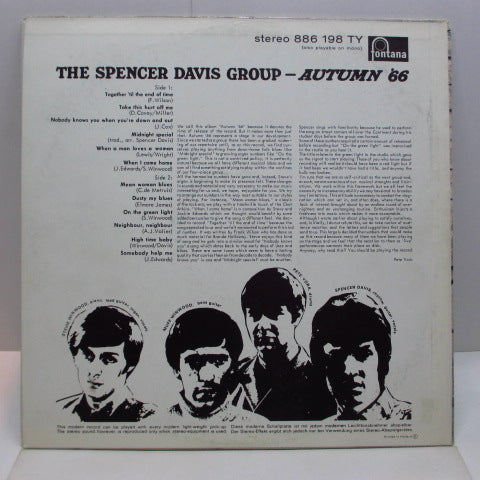 SPENCER DAVIS GROUP - Autumn '66 (Dutch Orig.Stereo LP/Promo Sticker Label/CS)