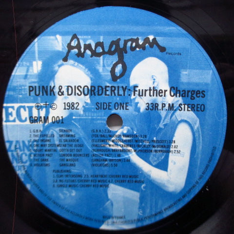 V.A. (UK 80'sハードコア・コンピ)- Punk And Disorderly : Further Charges (UK オリジナル LP)