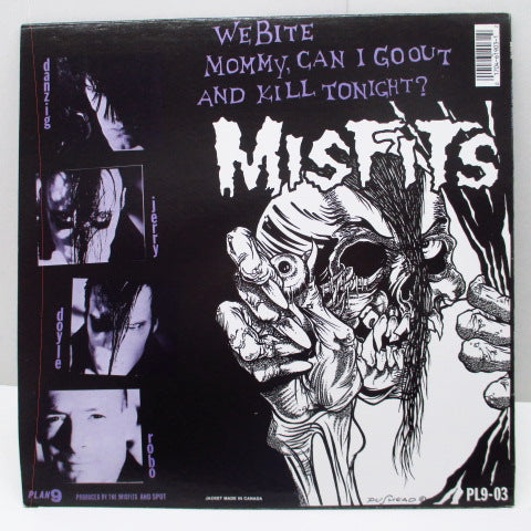 MISFITS (ミスフィッツ)  - Die Die My Darling (US 5th Press 12"/Purple Logo CVR)