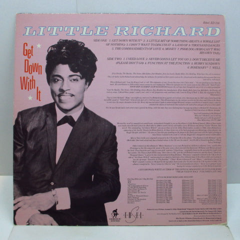 LITTLE RICHARD (リトル・リチャード) - Get Down With It (UK '82 Reissue LP)